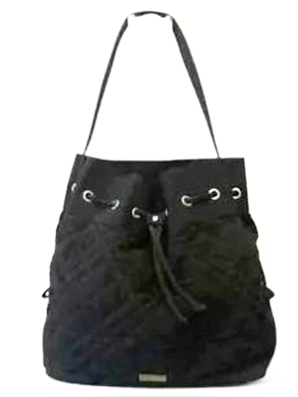 Vera Bradley Black Quilted Hobo | Zebra Interior | NWOT | Retired